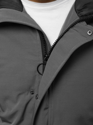 Moška zimska jakna siva OZONEE JS/2019005