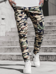  Moške hlače jogger maskirno-bež OZONEE A/1003