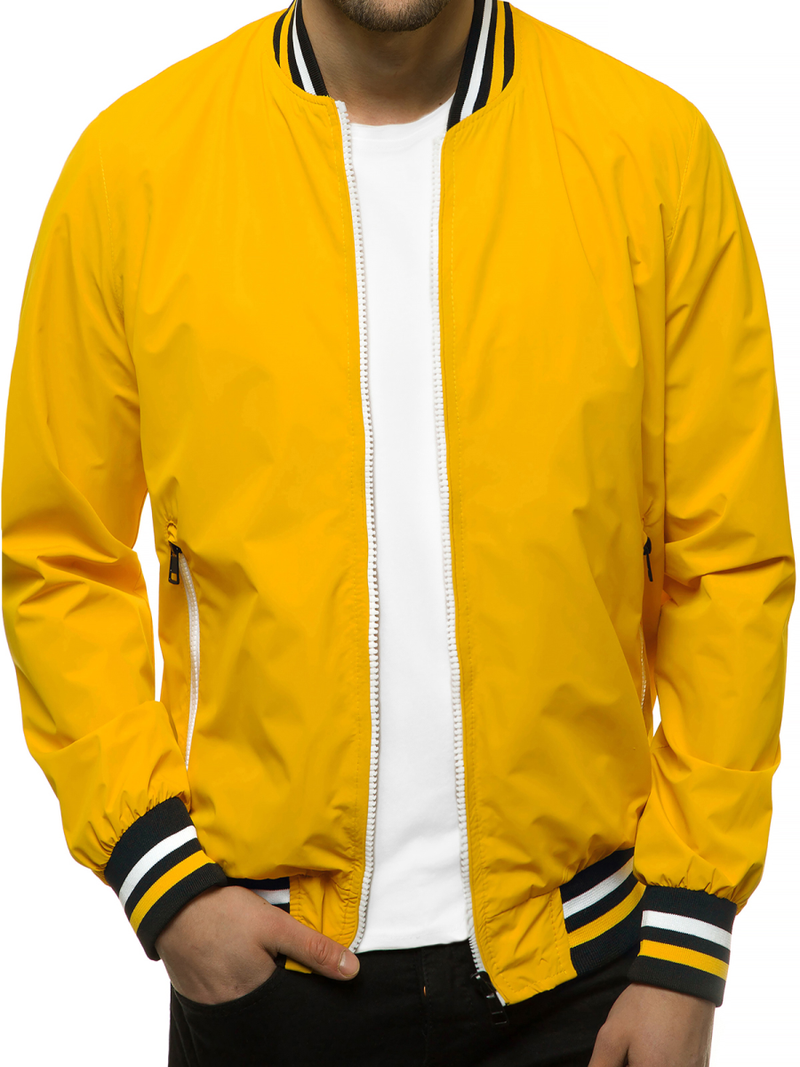 Moška bomber jakna rumena OZONEE N/6196