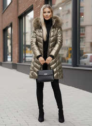 Ženska jakna zlato OZONEE JS/16M9100/403Z