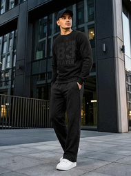 Moška jopa črna OZONEE JS/8B1976/3