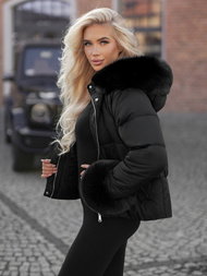 Ženska jakna črna OZONEE JS/16M9282/392