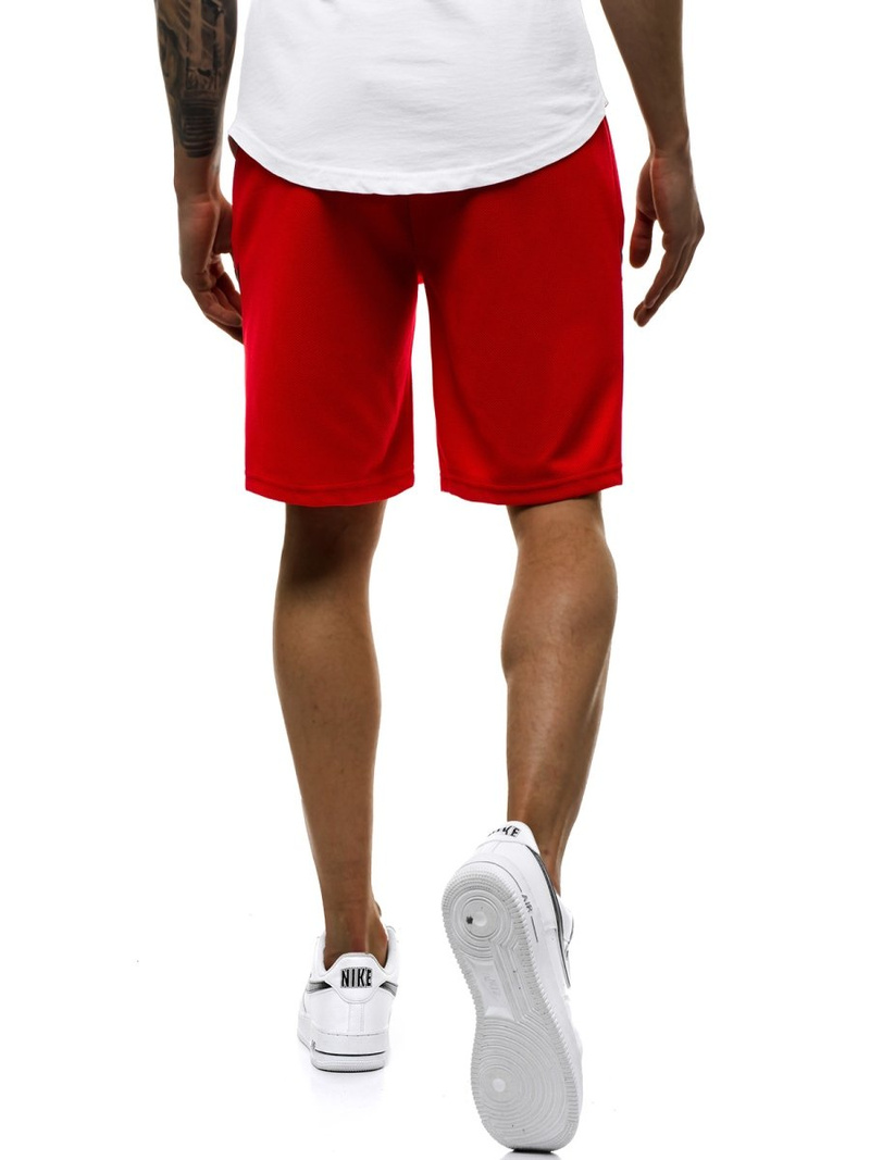 Moške kratke hlače rdeče OZONEE JS/KS2515