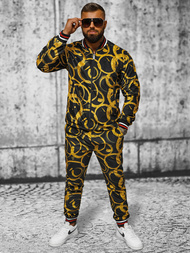 Komplet moški - jakna in hlače chino, zlati OZONEE O/5554/21Z