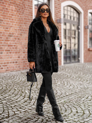 Ženska jakna črna OZONEE JS/11Z8168