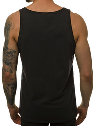 Moška majica brez rokavov bela OZONEE JS/SS11050