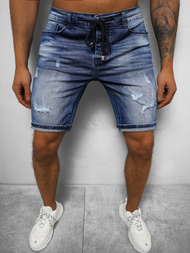 Moške Kratke Jeans Hlače Temno Modre OZONEE NB/MP0035BS