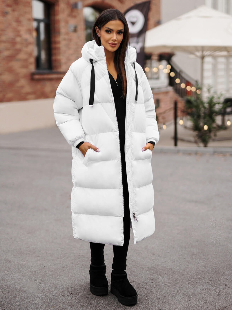 Ženska jakna bela OZONEE JS/5M3163/281Z