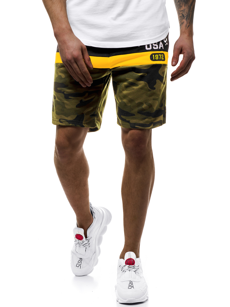 Moške kratke hlače zelene OZONEE JS/KK300157