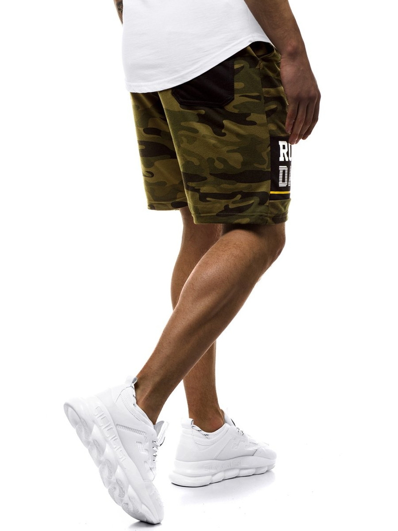 Moške kratke hlače zelene OZONEE JS/KK300161