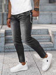 Moške Kavbojke Črne OZONEE NB/MP0091N