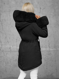 Ženska zimska jakna črna OZONEE JS/16M9062/392Z