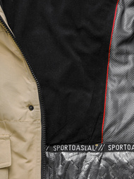 Moška zimska jakna bež OZONEE JS/22M322/62