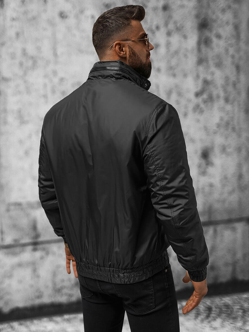 Moška prehodna jakna črna OZONEE JS/5M3102/392