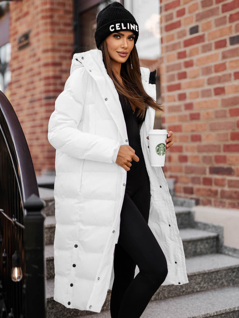 Ženska jakna bela OZONEE JS/5M3233/281Z