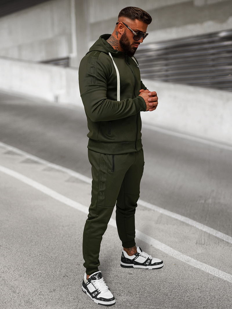 Moška trenirka kaki OZONEE O/LN11760