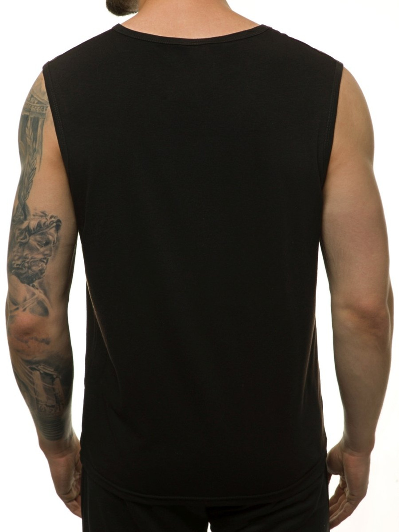 Moška majica brez rokavov črna OZONEE JS/KS2091