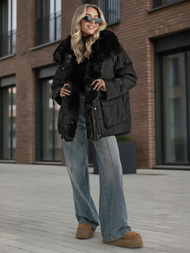 Ženska jakna črna OZONEE JS/16M9185/392