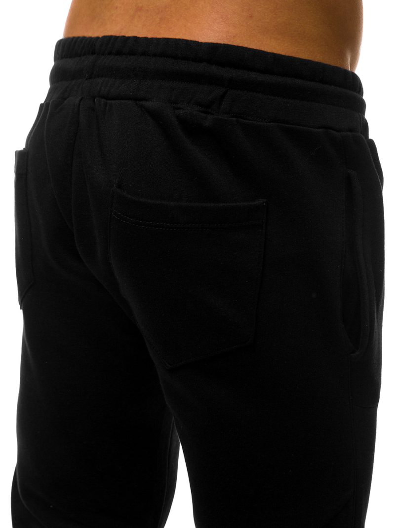 Moške športne hlače črno-rumene OZONEE G/11129