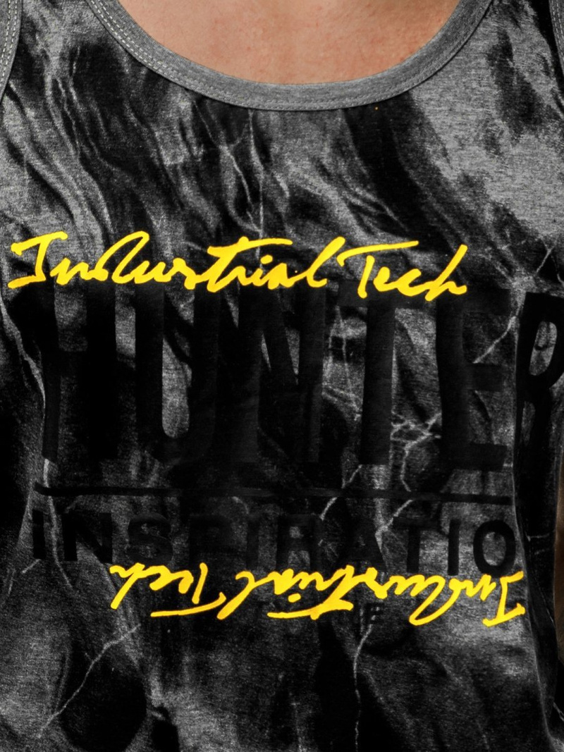 Moška majica brez rokavov grafitna OZONEE JS/SS11033Z