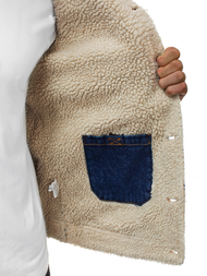 Moška jeans jakna modra OZONEE JB/JP1109 