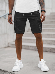 Moške Kratke Hlače Chino Črne OZONEE T/BB70011/1