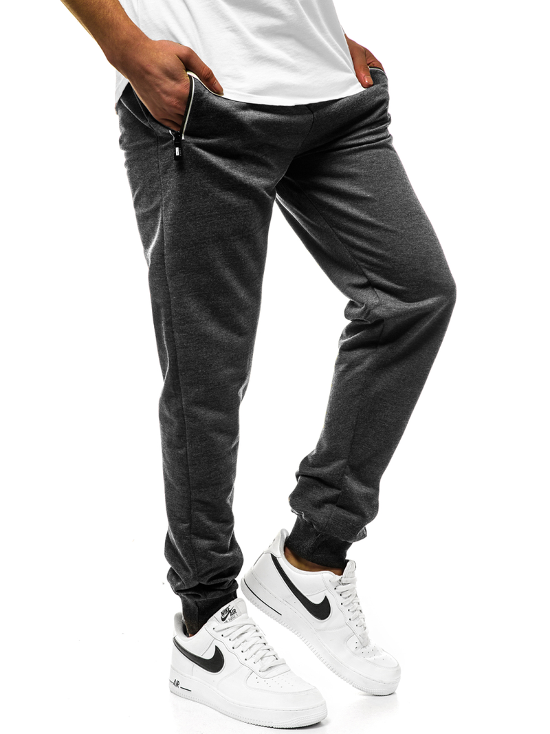 Moške športne hlače grafitne JS/XW001S