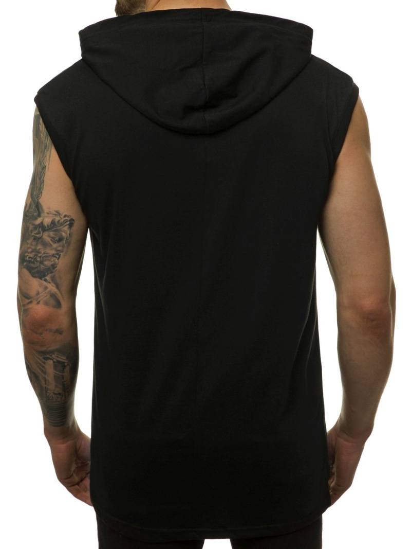 Moška majica brez rokavov črno-rumena OZONEE MACH/M1211