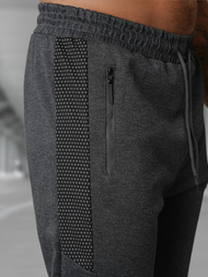 Moške športne hlače grafitne OZONEE JS/15K1850/5