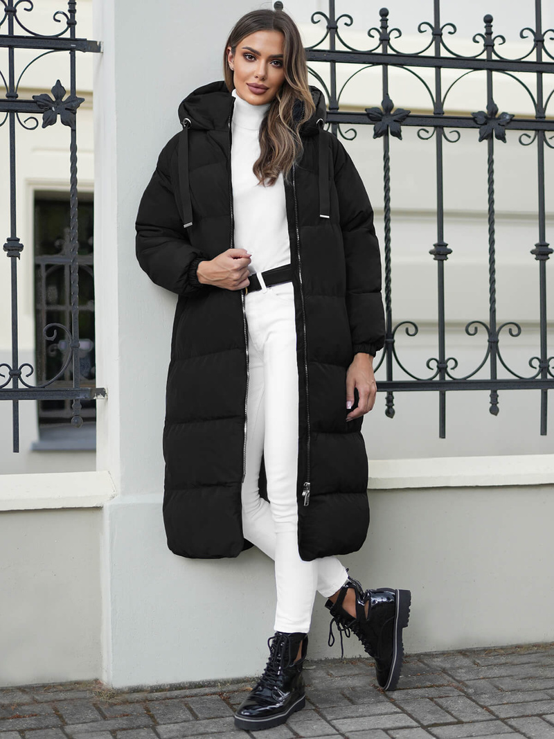 Ženska jakna črna OZONEE JS/5M3163/392Z