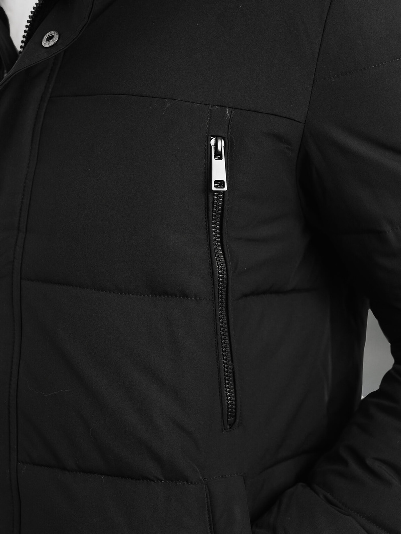 Moška zimska jakna črna OZONEE JS/25M9803/392