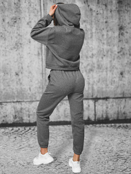 Ženski dvodelni komplet trenirka grafitni OZONEE JS/8C69/5