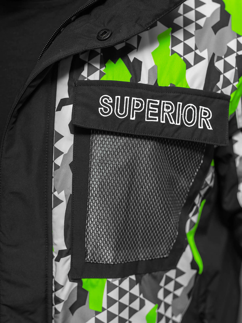 Moška jakna maskirno-zelena OZONEE JS/M36/406