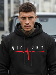 Moška jopa s kapuco črna OZONEE JS/8B1757/3