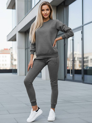 Ženski dvodelni komplet trenirka grafitni OZONEE JS/CKW01