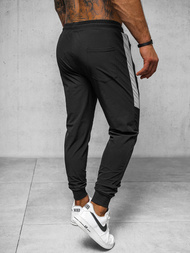 Moške Hlače Črne OZONEE O/DC468