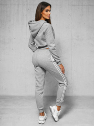 Ženski dvodelni komplet trenirka siva OZONEE JS/8C67/2