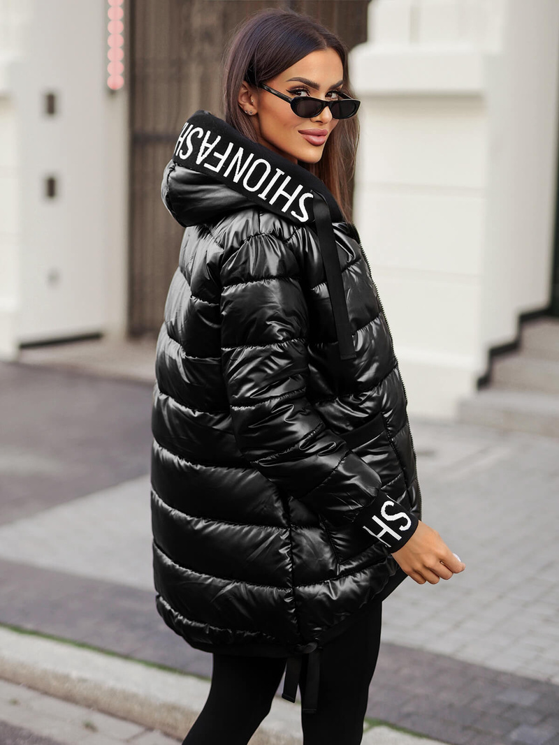 Ženska jakna črna OZONEE JS/5M3188/392Z