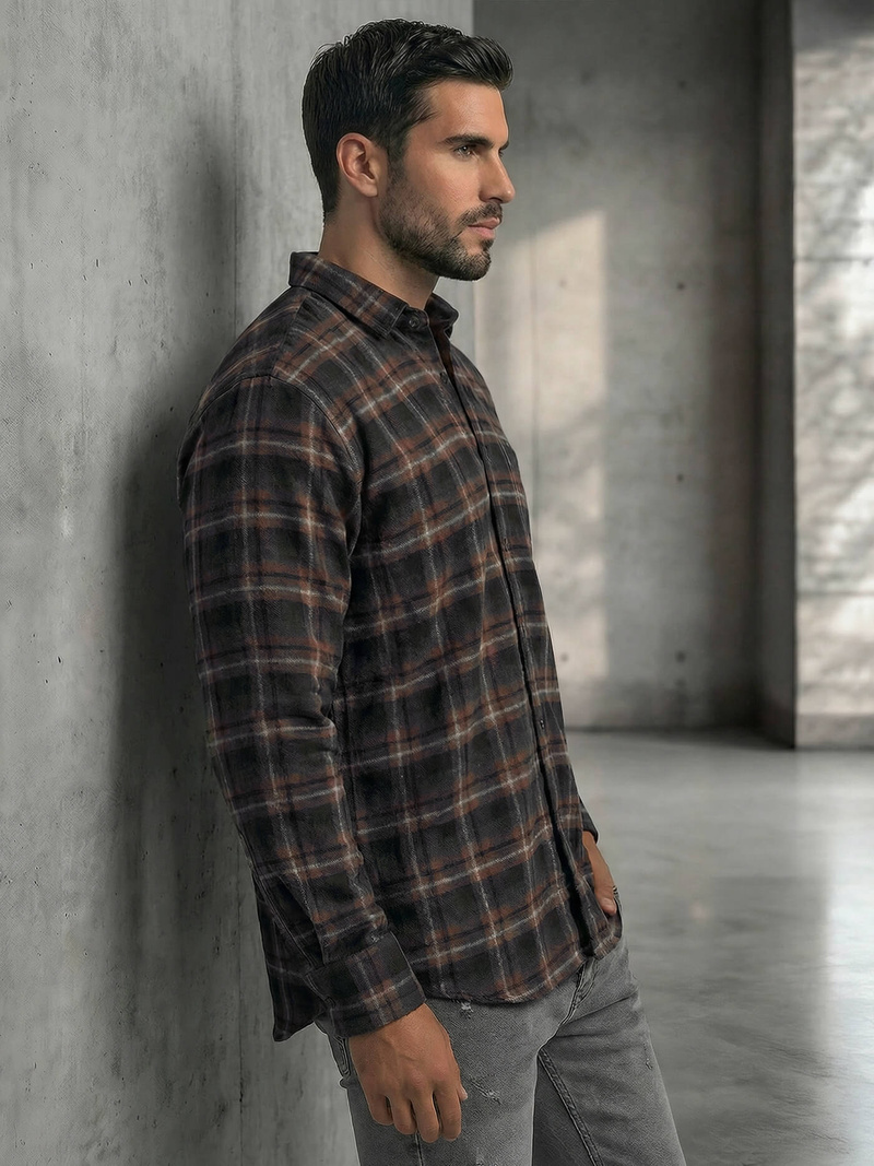 Moška srajca modra OZONEE V/V177Z