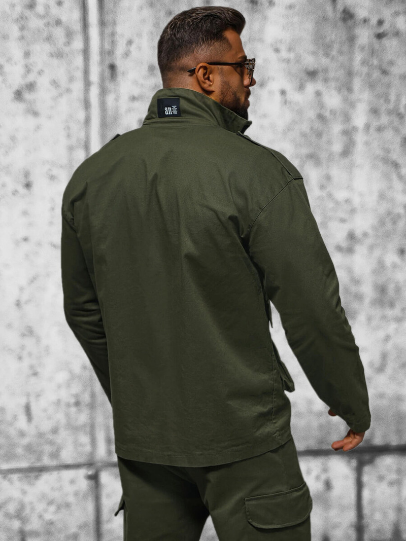 Moška prehodna jakna kaki OZONEE O/G3035