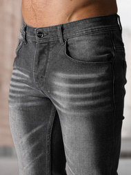 Moške kavbojke grafitne OZONEE NB/MP0199GSZ