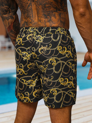 Moške kopalne kratke hlače črne OZONEE O/MTK4474