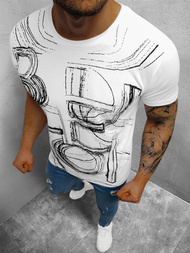 Moška majica beli OZONEE O/1299