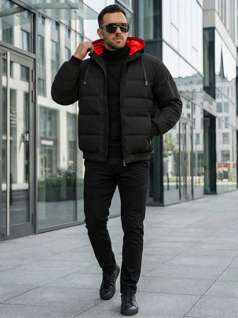 Moška jakna črna OZONEE JS/31M5003Z