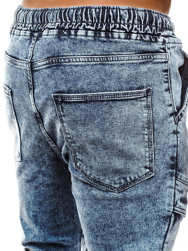 Moške kavbojke jogger svetlo-modre OZONEE G/1067