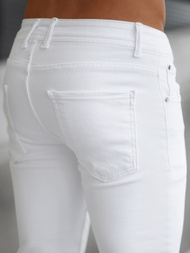 Moške kavbojke bele OZONEE E/5348/01Z