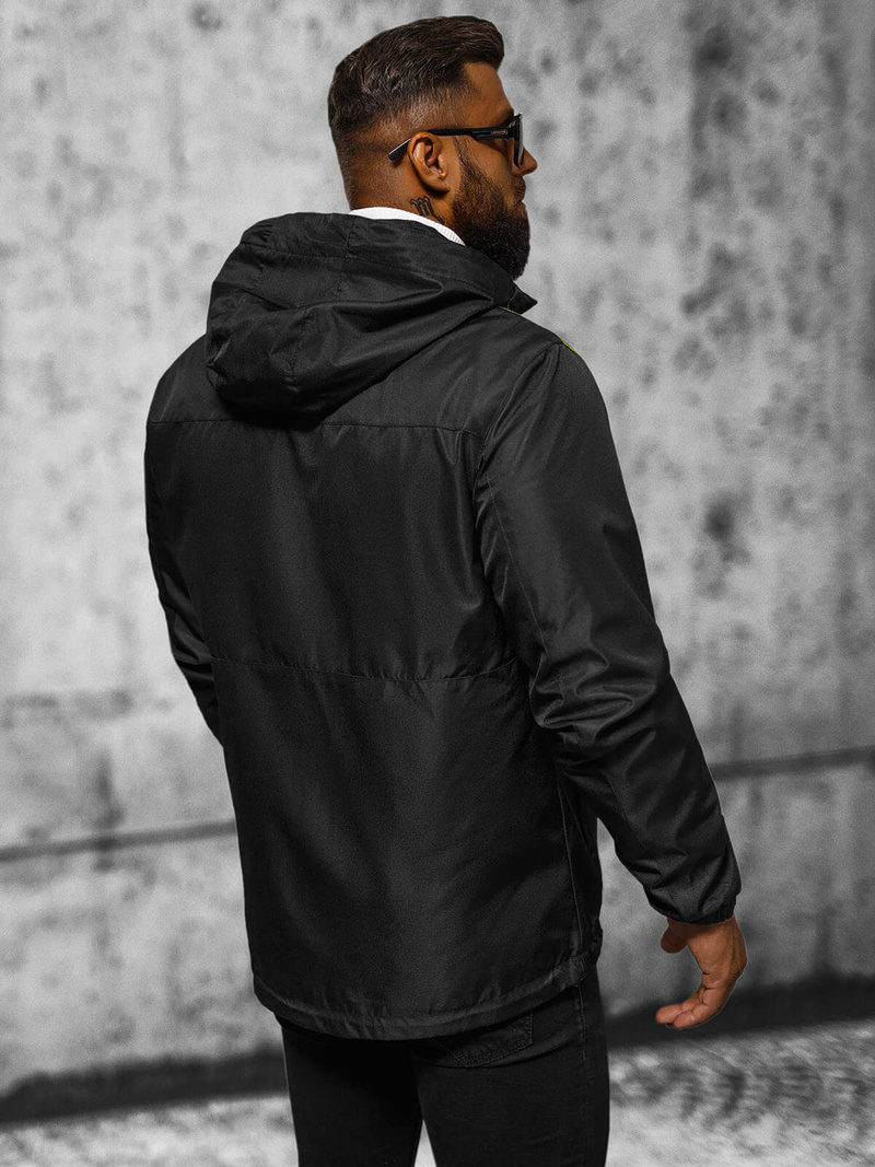 Moška jakna črna OZONEE JS/22M311/392