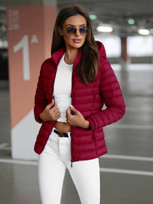 Ženska jakna bordo OZONEE JS/16M9101/06Z