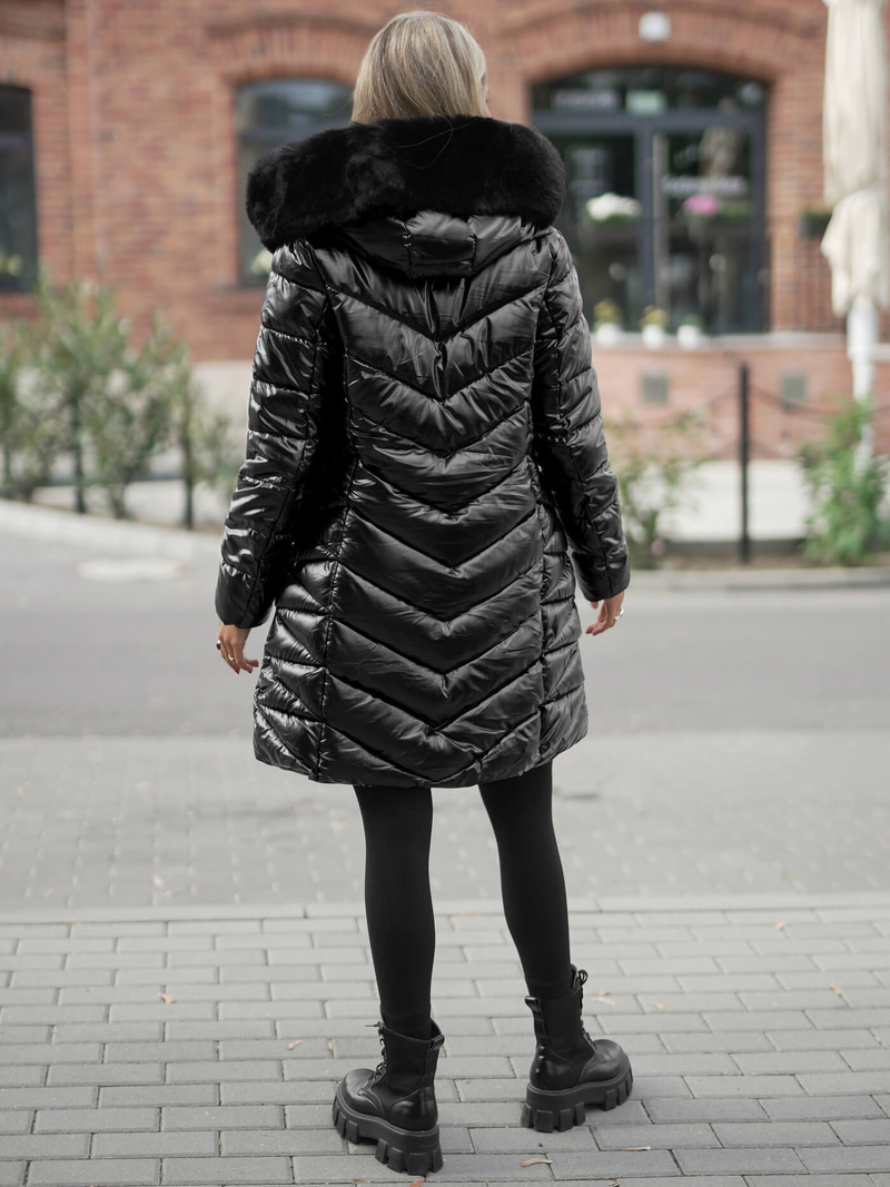 Ženska jakna črni OZONEE JS/16M9100/392Z