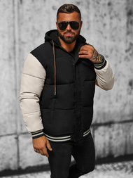 Moška jakna črna OZONEE JS/31M5002